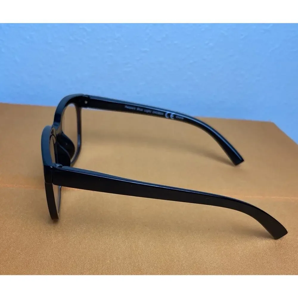Peepers To The Max Blue Light Readers +2.50 Black – Minimalist, Indie, Y2K - Picture 6 of 6